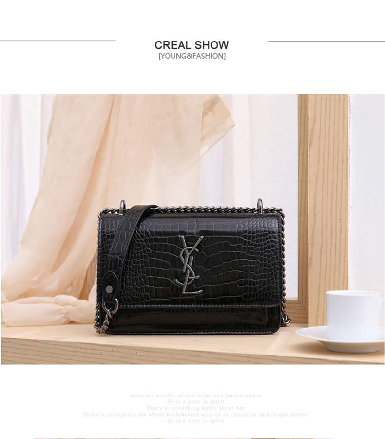 SL crocodile pattern bag_11